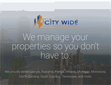 Tablet Screenshot of citywidemgmt.com